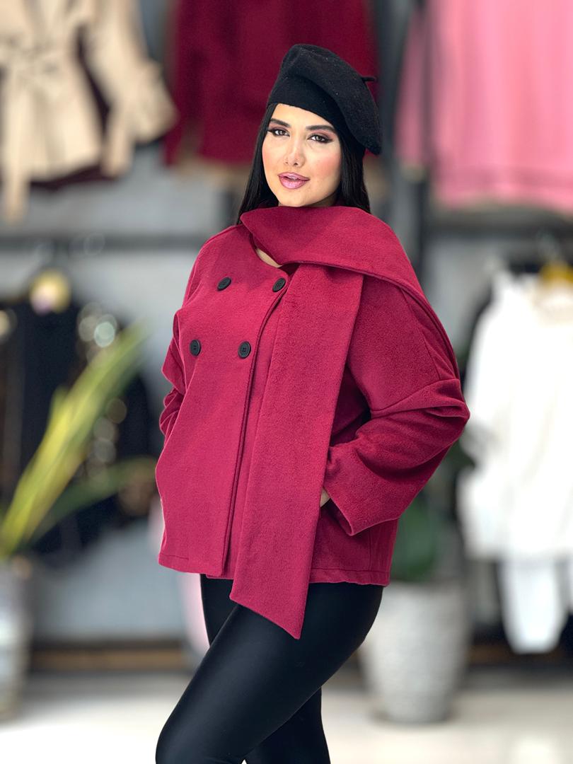 پالتوفوتر شالدار کد 053